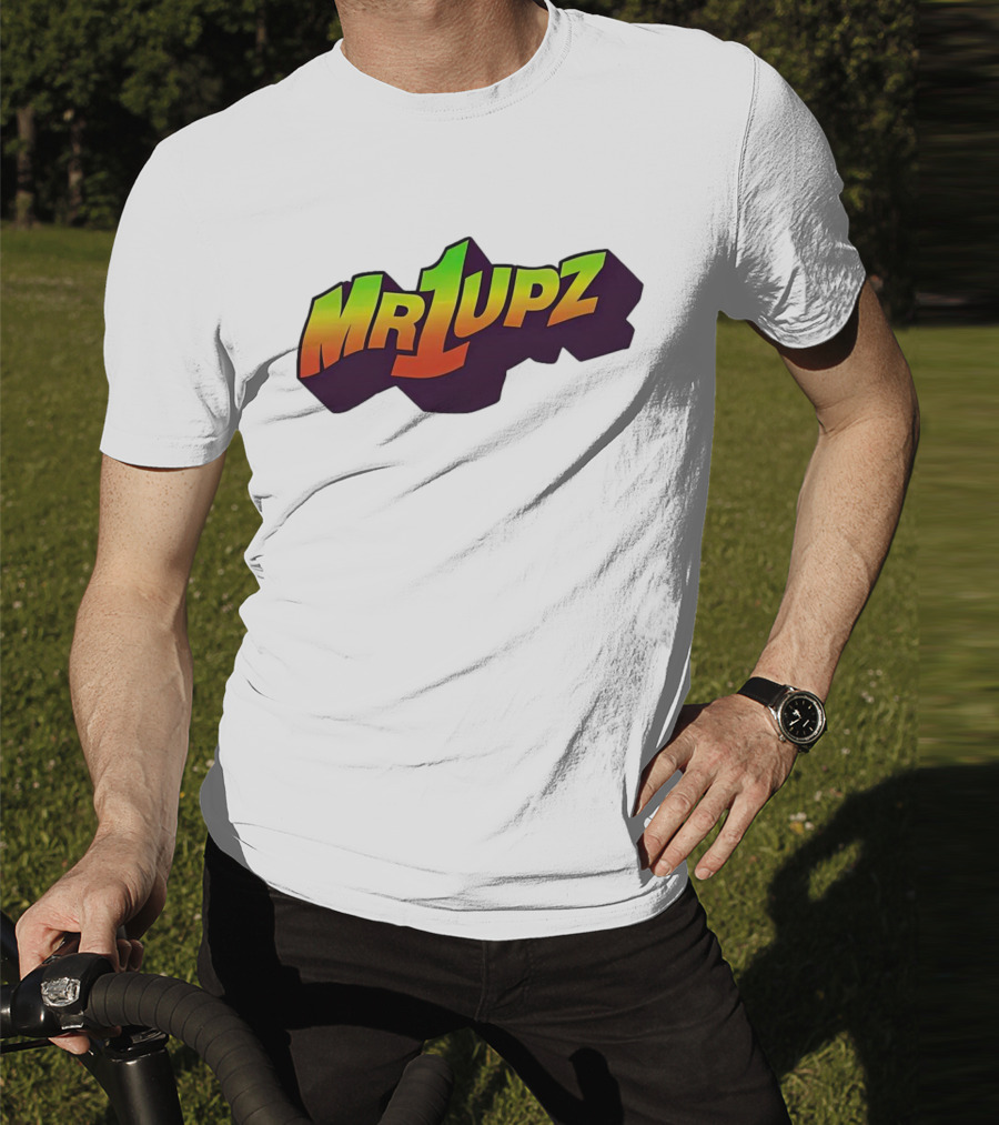 Mr1upz Shagadelic Retro Gradient Text T-Shirt