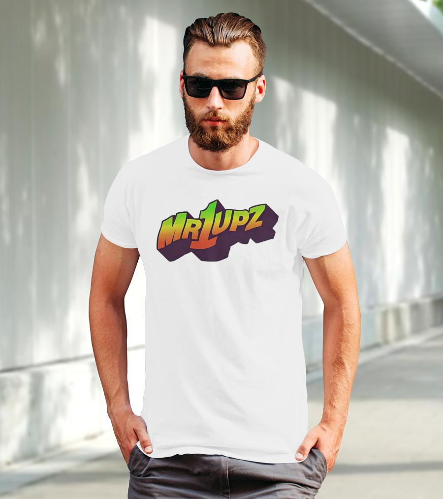 Mr1upz Shagadelic Retro Gradient Text T-Shirt