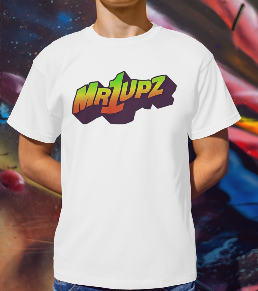 Mr1upz Shagadelic Retro Gradient Text T-Shirt