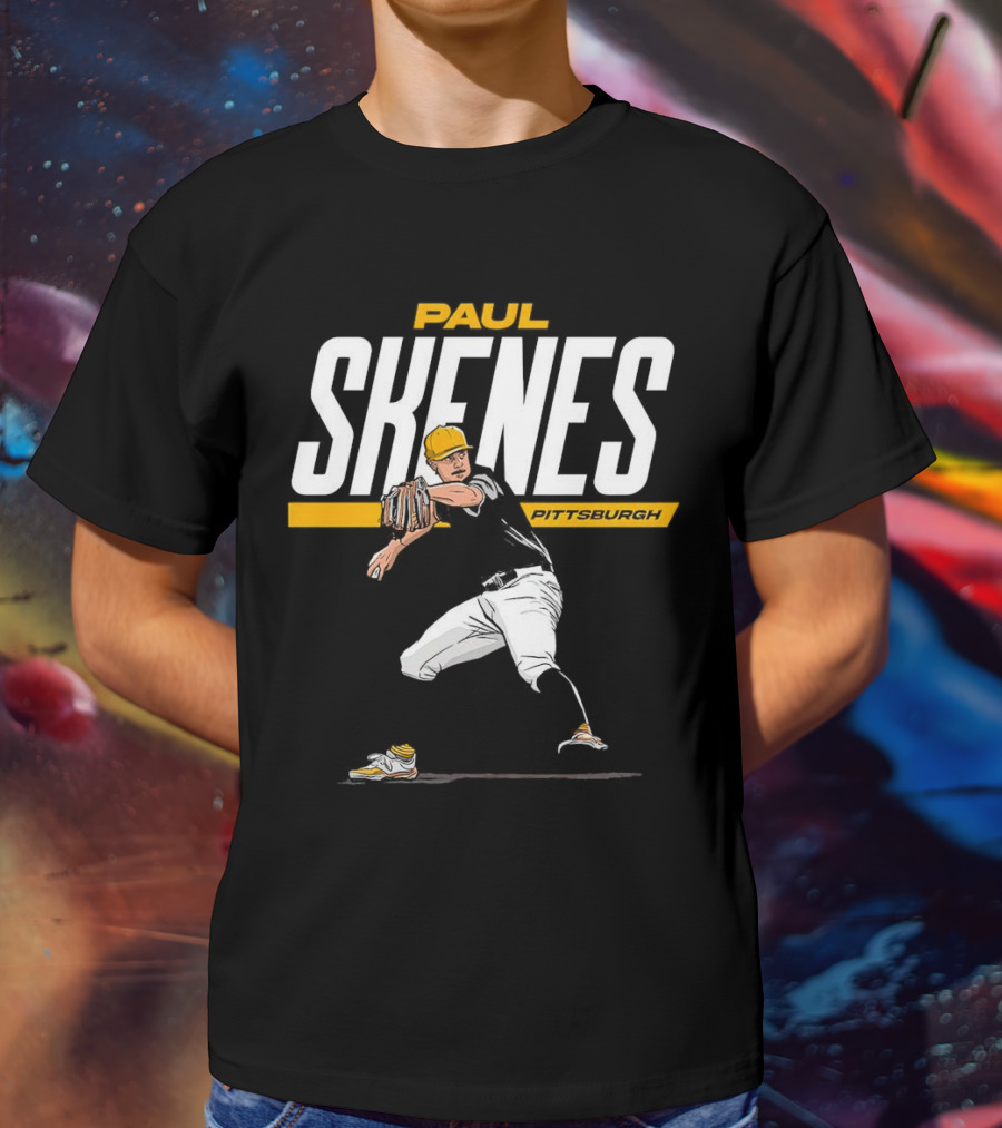 Paul Skenes Pittsburgh Pirates MLBPA Baseball Player T-Shirt