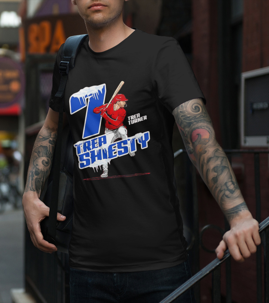 Trea Shiesty 7 Icy Trea Turner Philadelphia Phillies Baseball T-Shirt