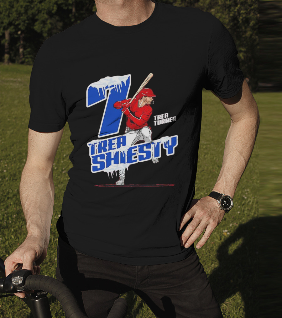 Trea Shiesty 7 Icy Trea Turner Philadelphia Phillies Baseball T-Shirt