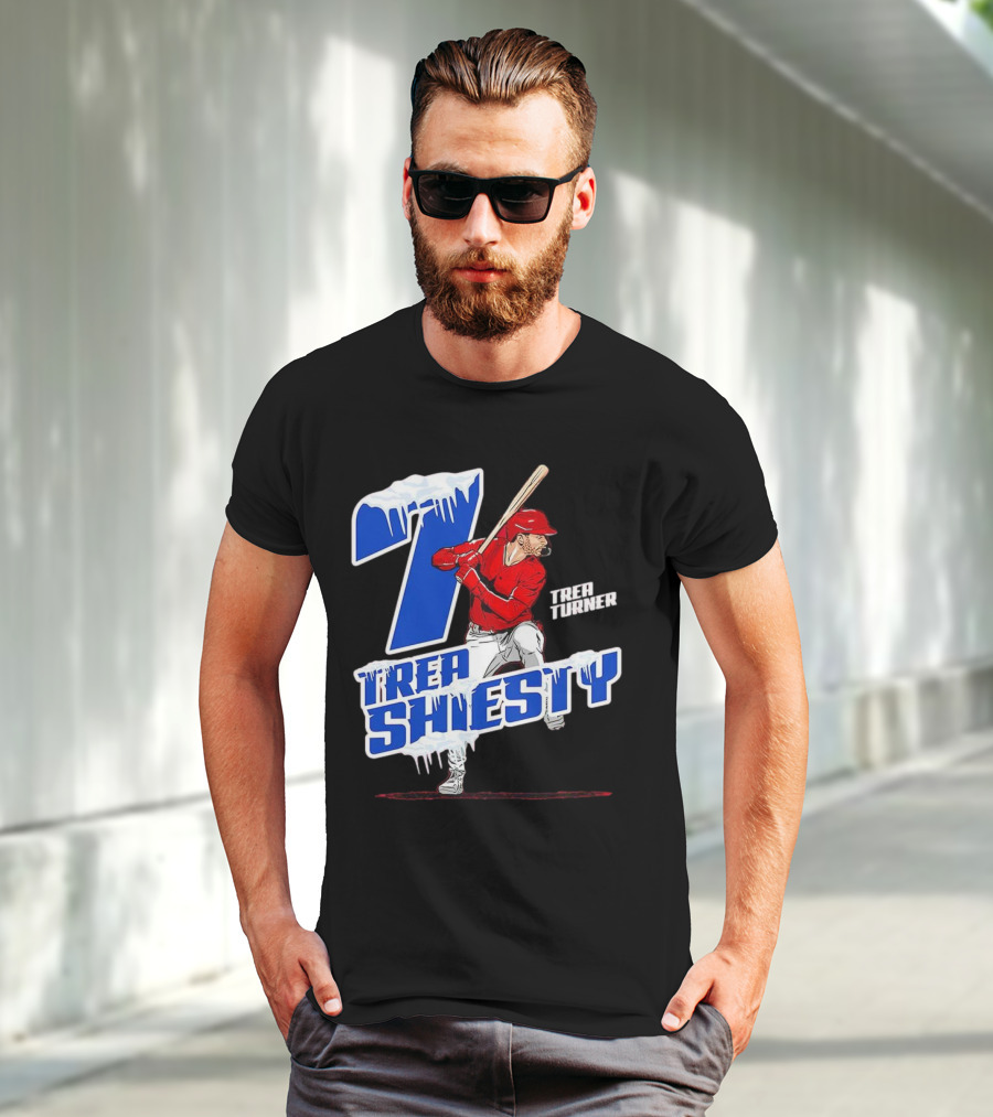 Trea Shiesty 7 Icy Trea Turner Philadelphia Phillies Baseball T-Shirt