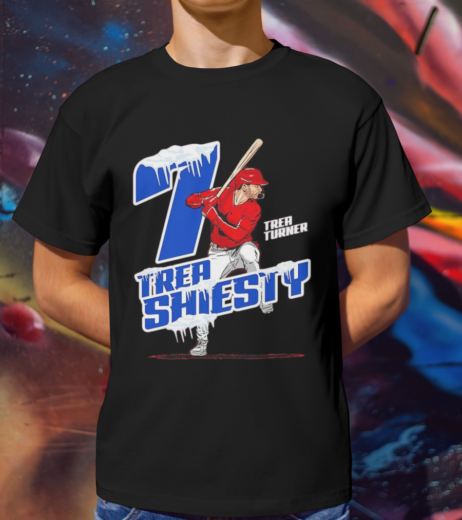 Trea Shiesty 7 Icy Trea Turner Philadelphia Phillies Baseball T-Shirt