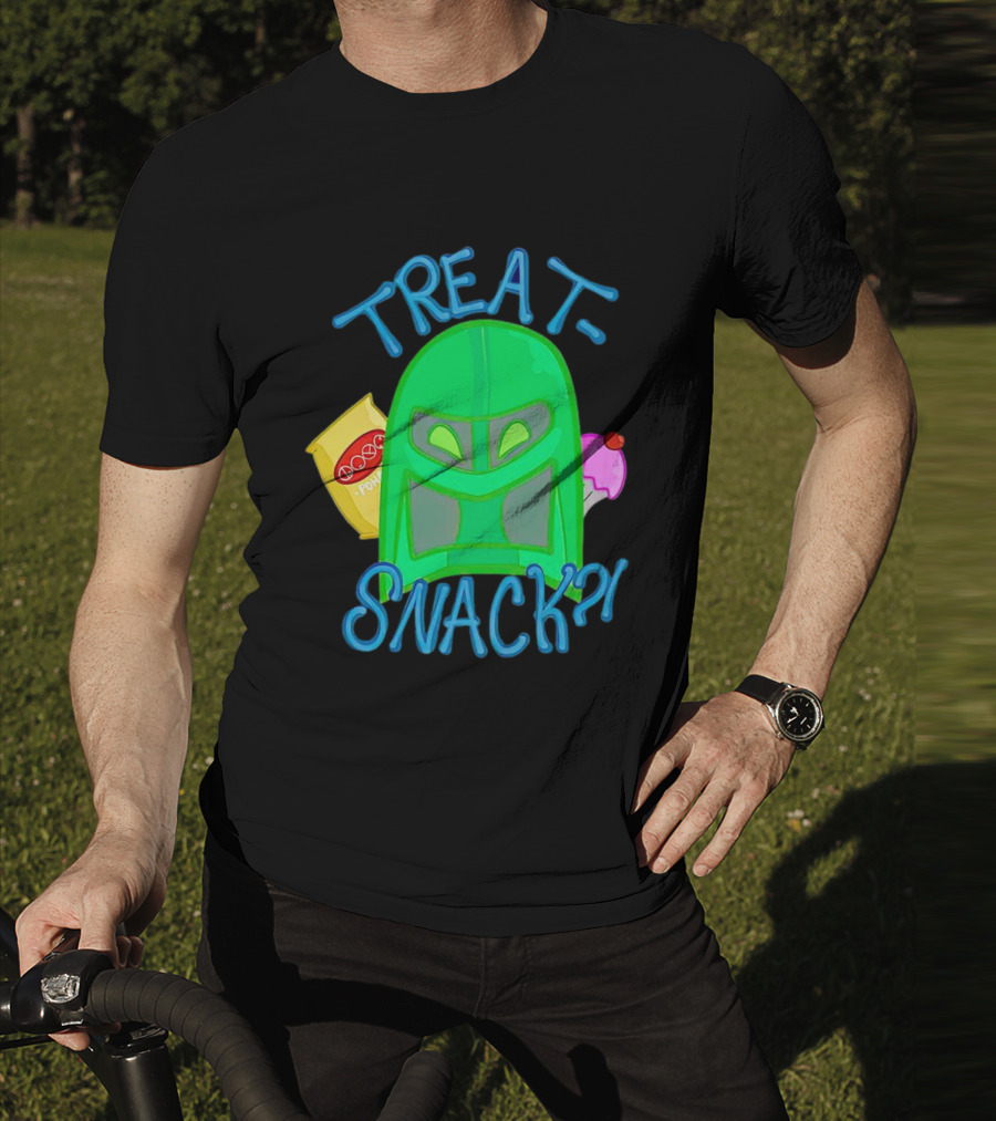 Treat Snack Helmet With Ice Cream And Space Snacks T-Shirt