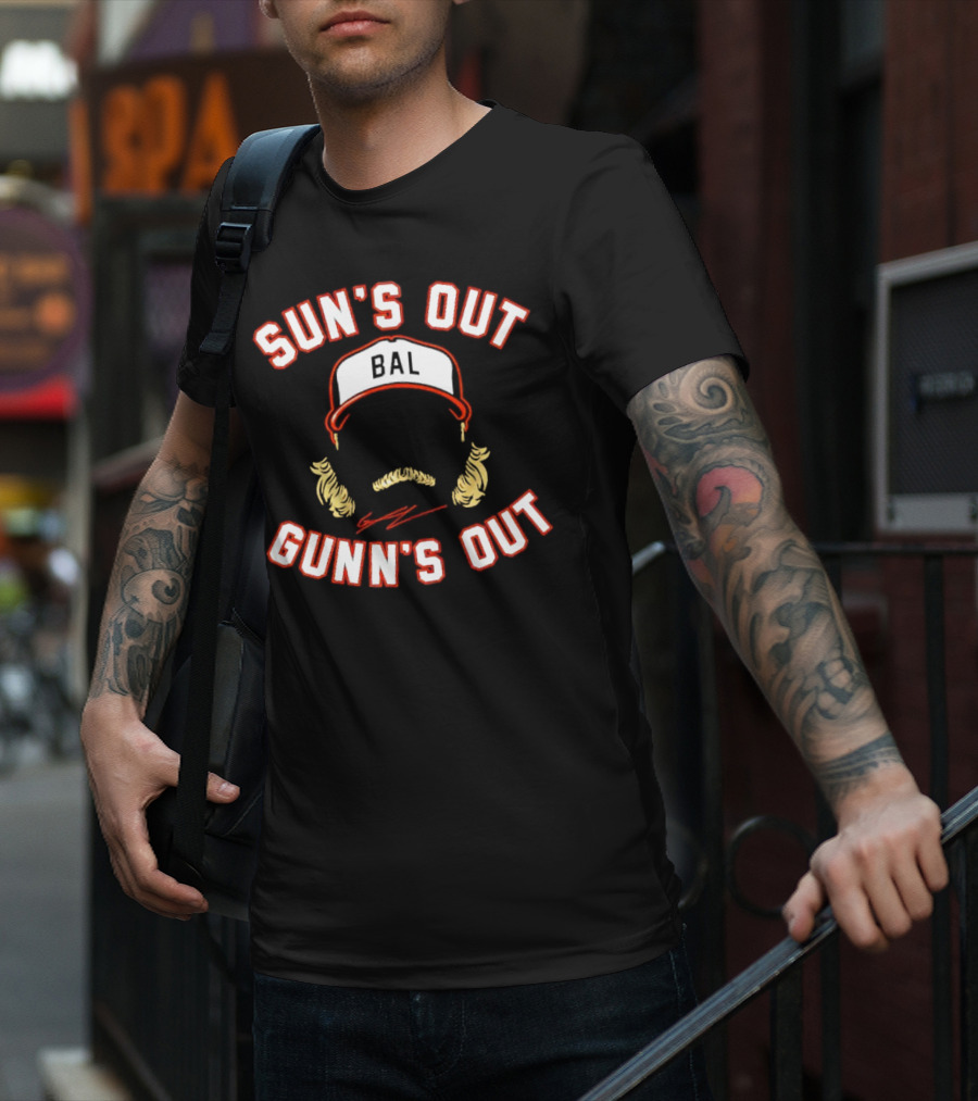 Gunnar Henderson Sun’s Out Gunn’s Out BAL Cap T-Shirt