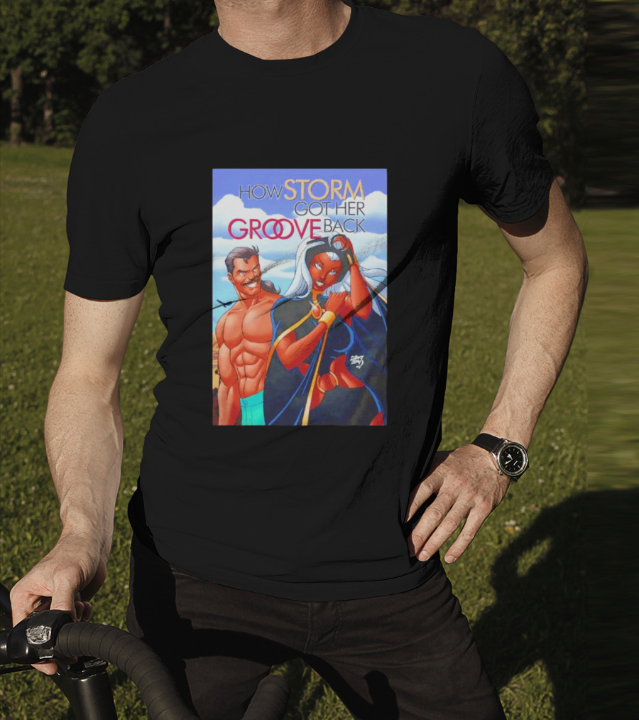 How Storm Got Her Groove Back Comic Style Cover T-Shirt