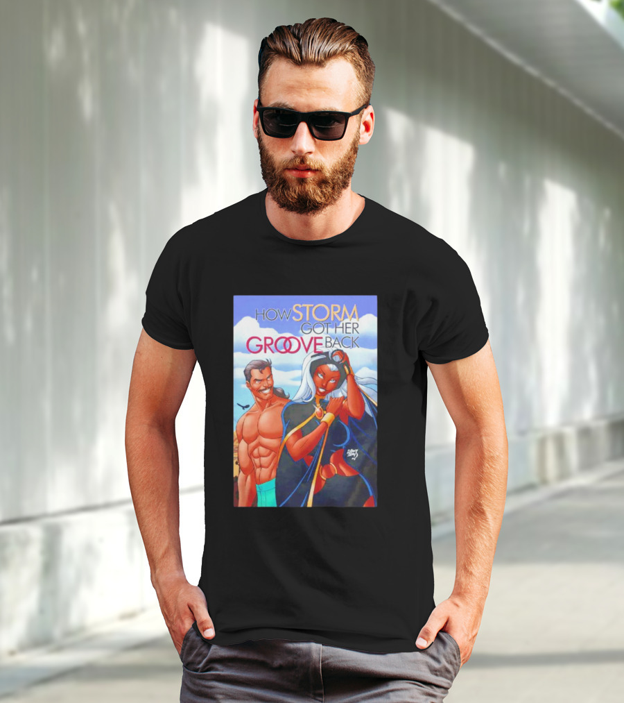 How Storm Got Her Groove Back Comic Style Cover T-Shirt
