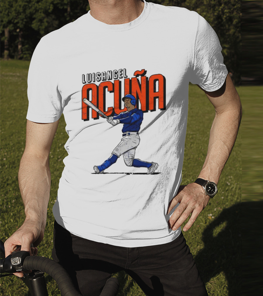 Luisangel Acuna Baseball Hitter Action T-Shirt