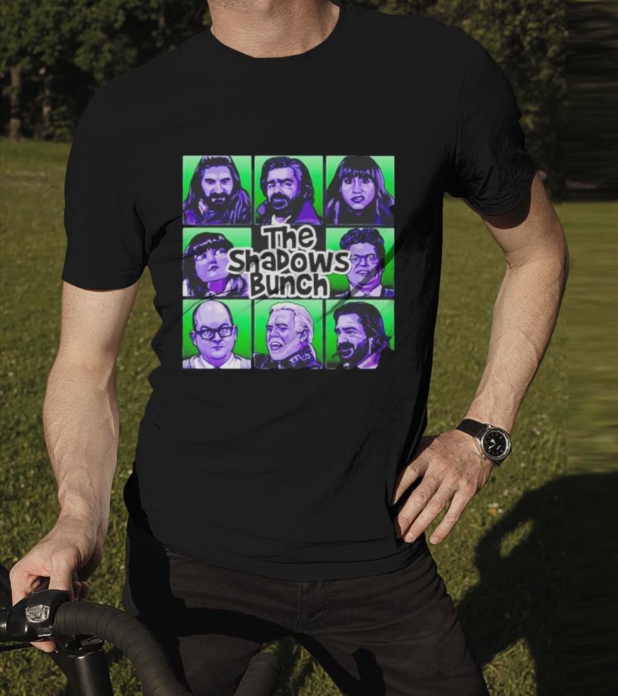 The Shadows Bunch Characters Pop Art Collage T-Shirt