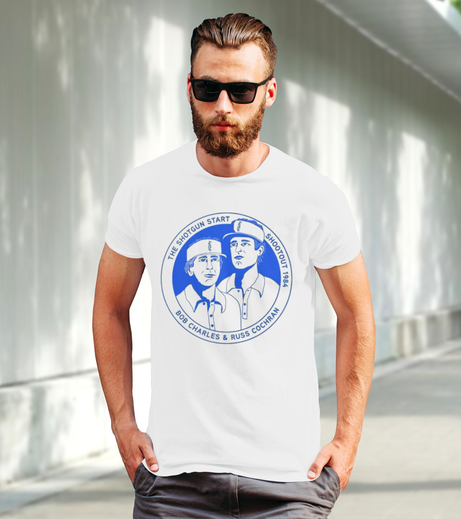 The Shotgun Start Shootout 1984 Bob Charles And Russ Cochran T-Shirt