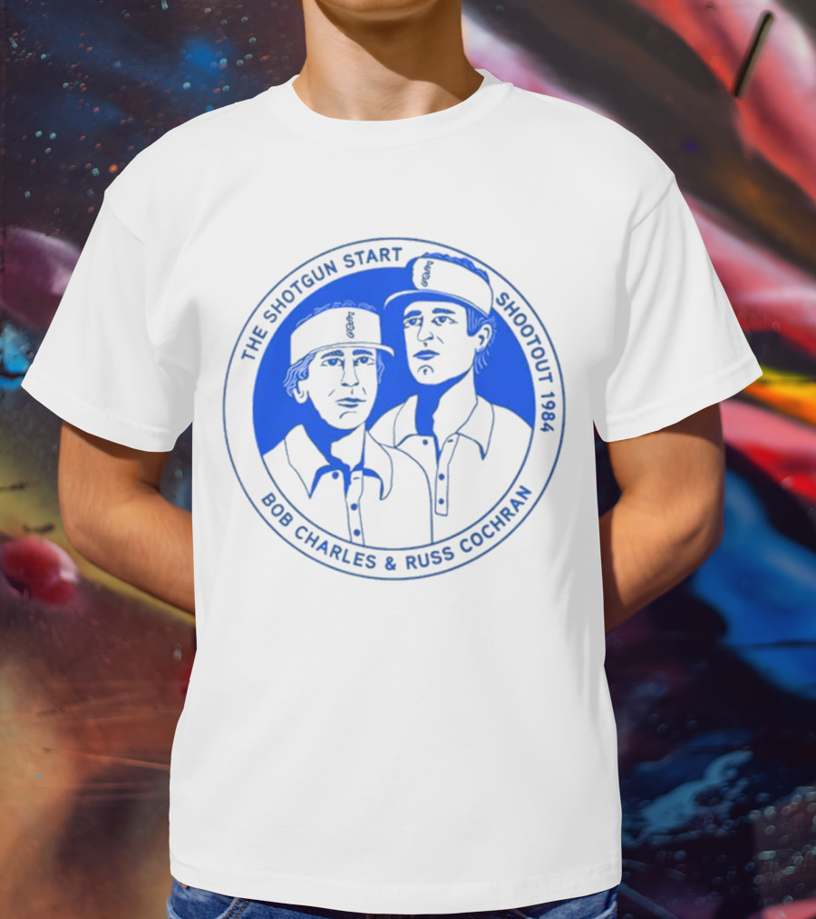 The Shotgun Start Shootout 1984 Bob Charles And Russ Cochran T-Shirt
