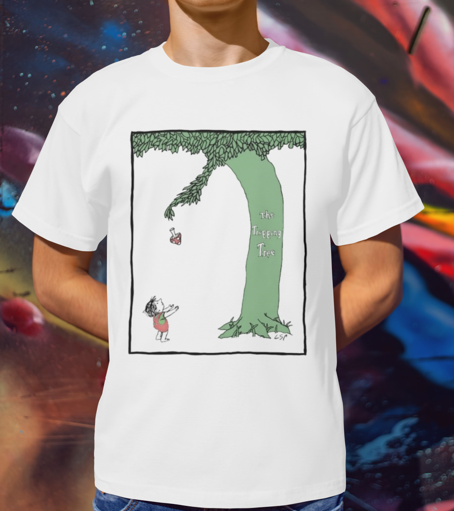 The Tripping Tree Heart Exchange Green Animation T-Shirt