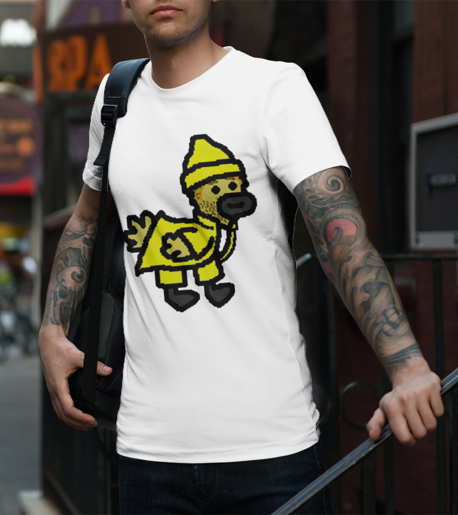 Fall Guy Gosling Bearded Yellow Raincoat Sprite T-Shirt