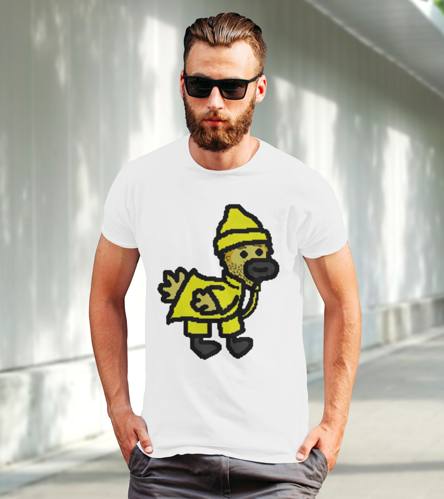 Fall Guy Gosling Bearded Yellow Raincoat Sprite T-Shirt