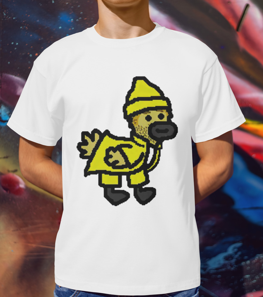 Fall Guy Gosling Bearded Yellow Raincoat Sprite T-Shirt