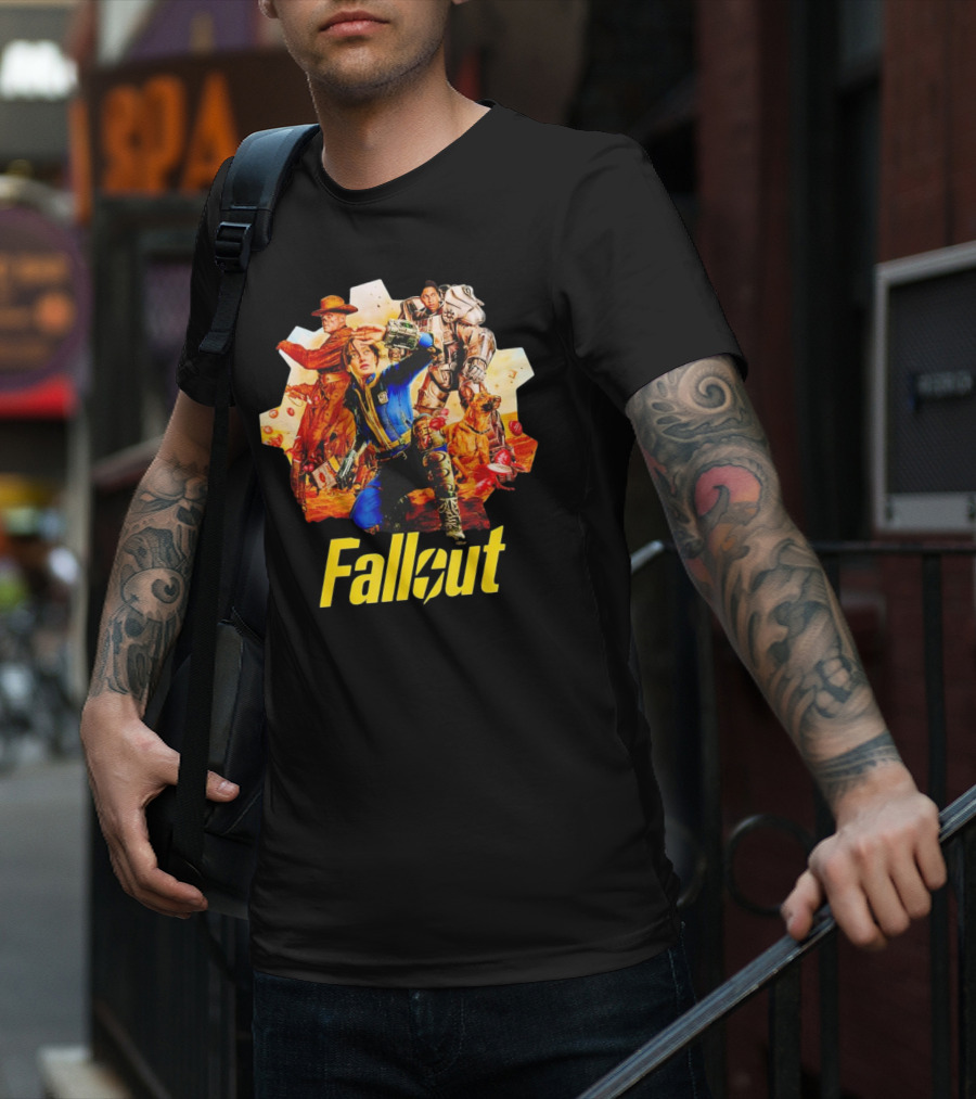Fallout New Vegas Power Armor Dog旅者 T-Shirt