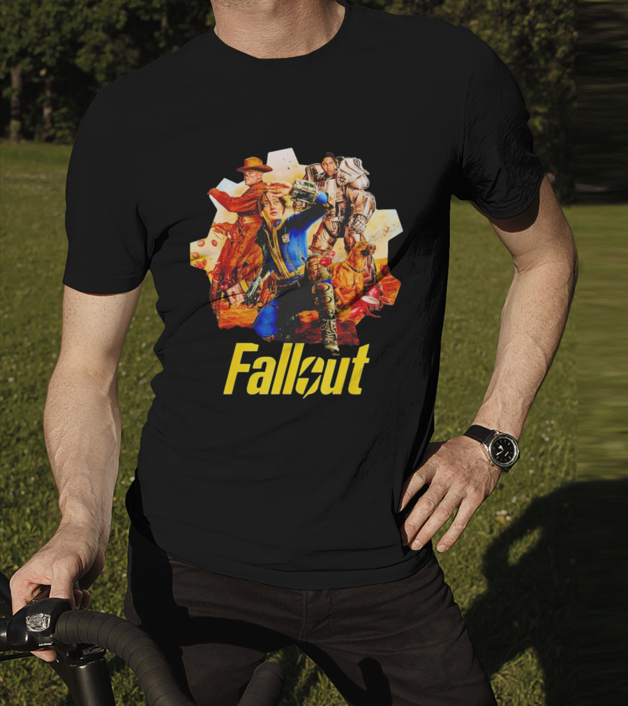 Fallout New Vegas Power Armor Dog旅者 T-Shirt