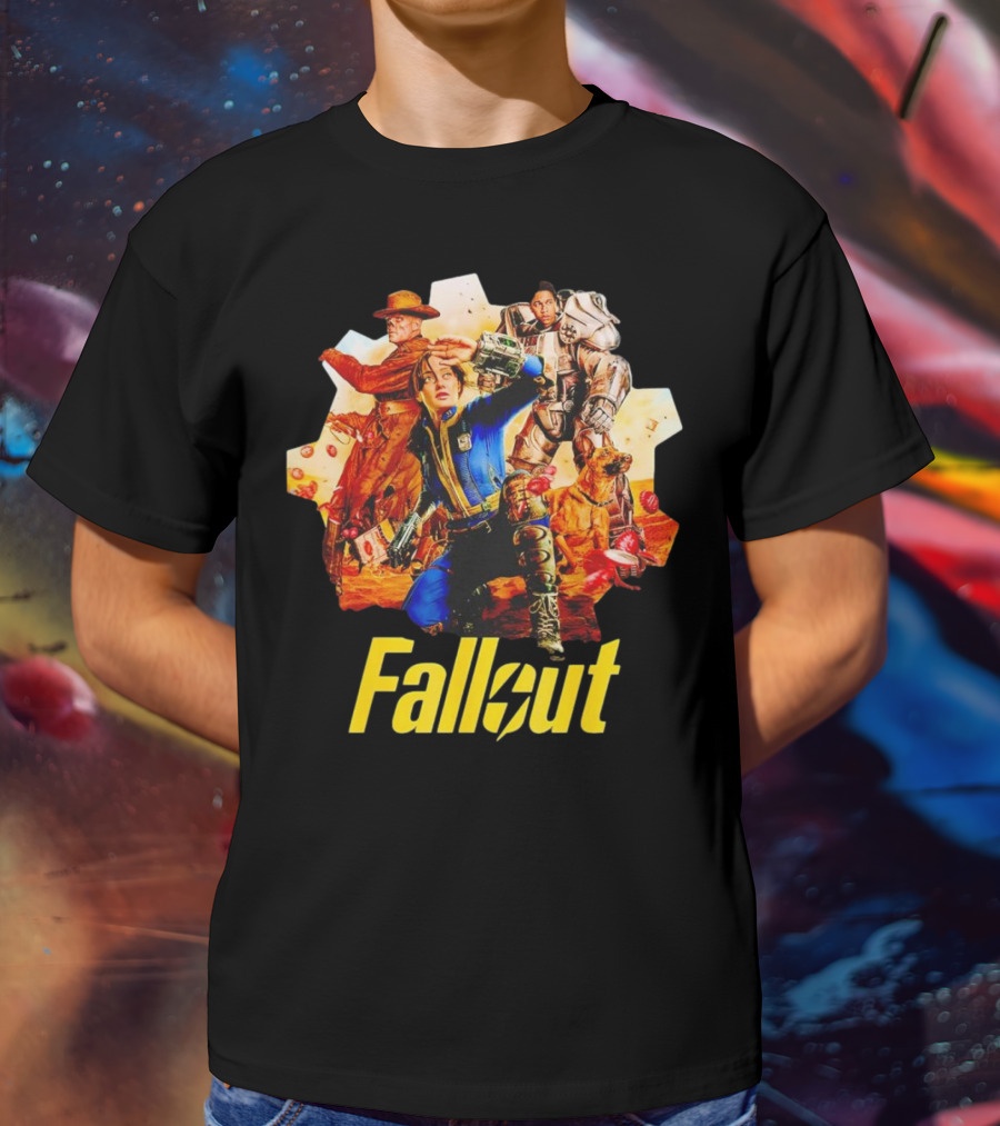 Fallout New Vegas Power Armor Dog旅者 T-Shirt