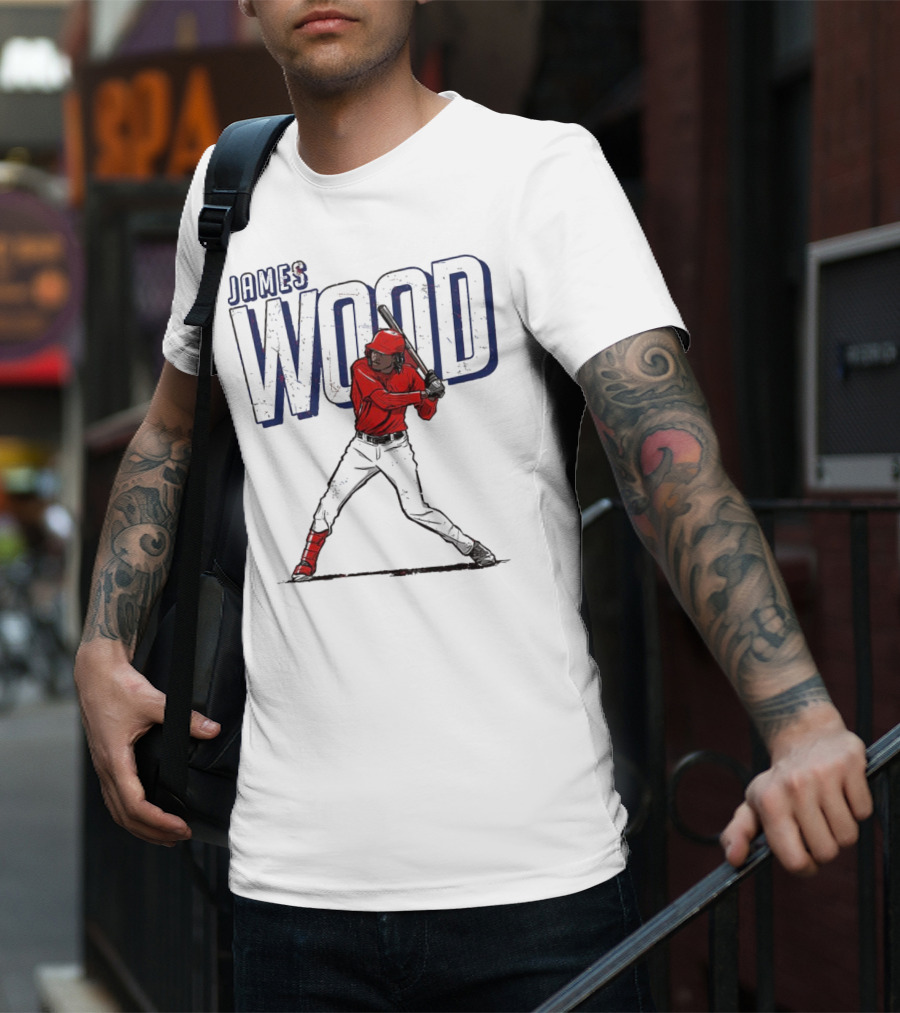 James Wood Washington Nationals Baseball Player T-Shirt