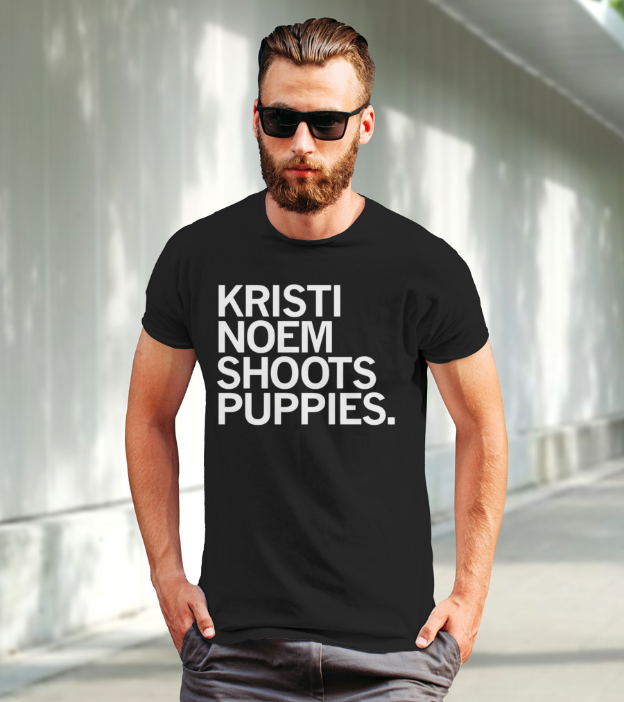 Kristi Noem Shoots Puppies Controversial T-Shirt