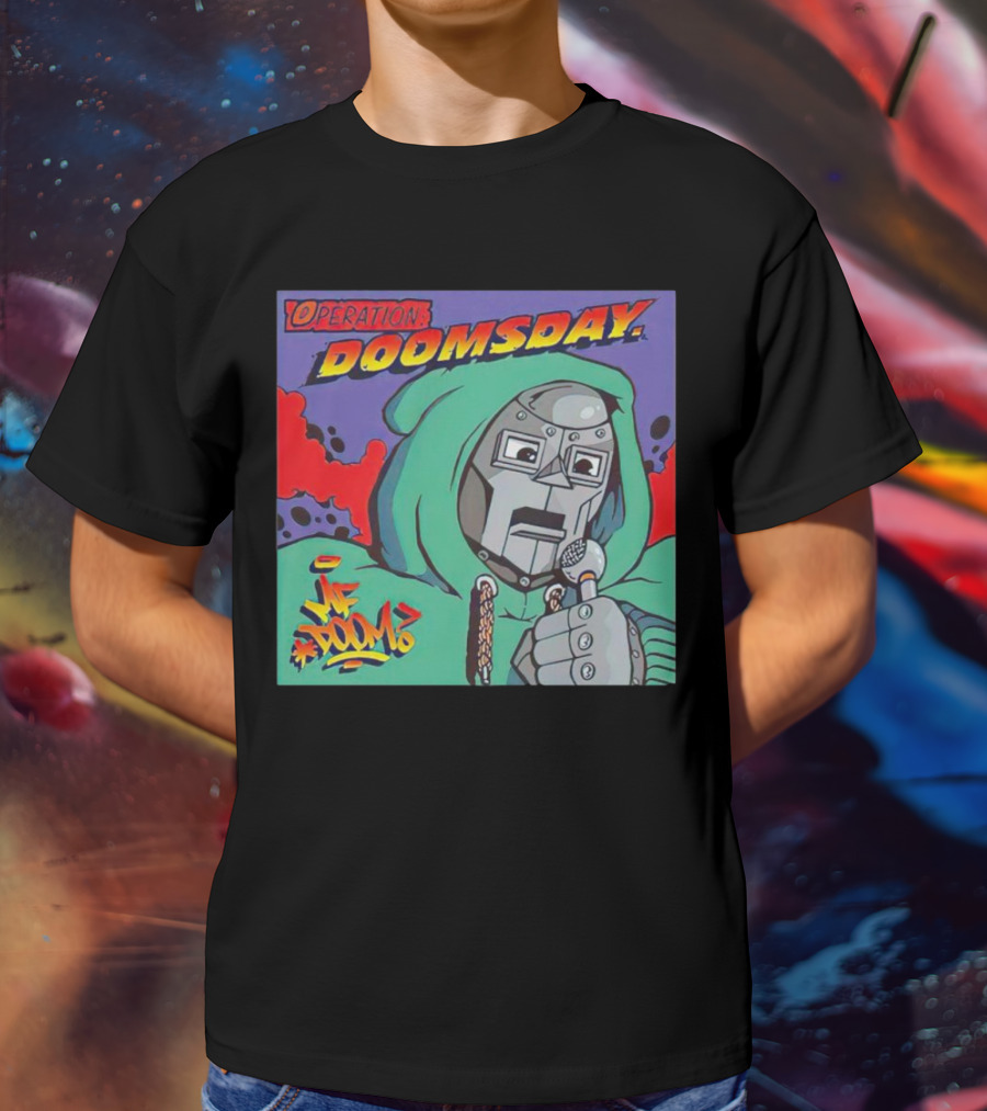 Operation Doomsday MF Doom Mask Hoodie Mic Comic T-Shirt