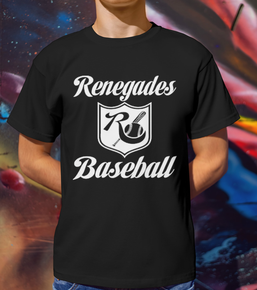 Renegades Baseball Steve Bartman Incident Shield T-Shirt