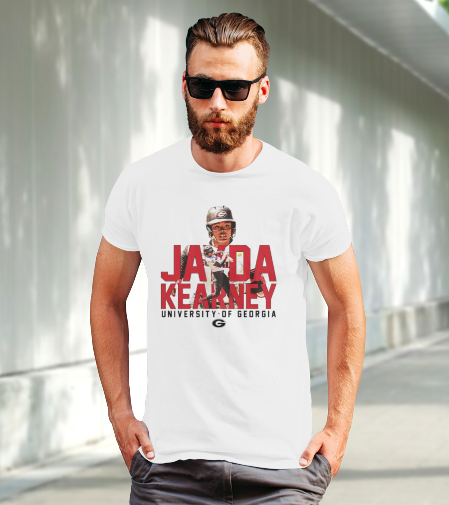 Jayda Kearney University Of Georgia Softball Player Collage T-Shirt