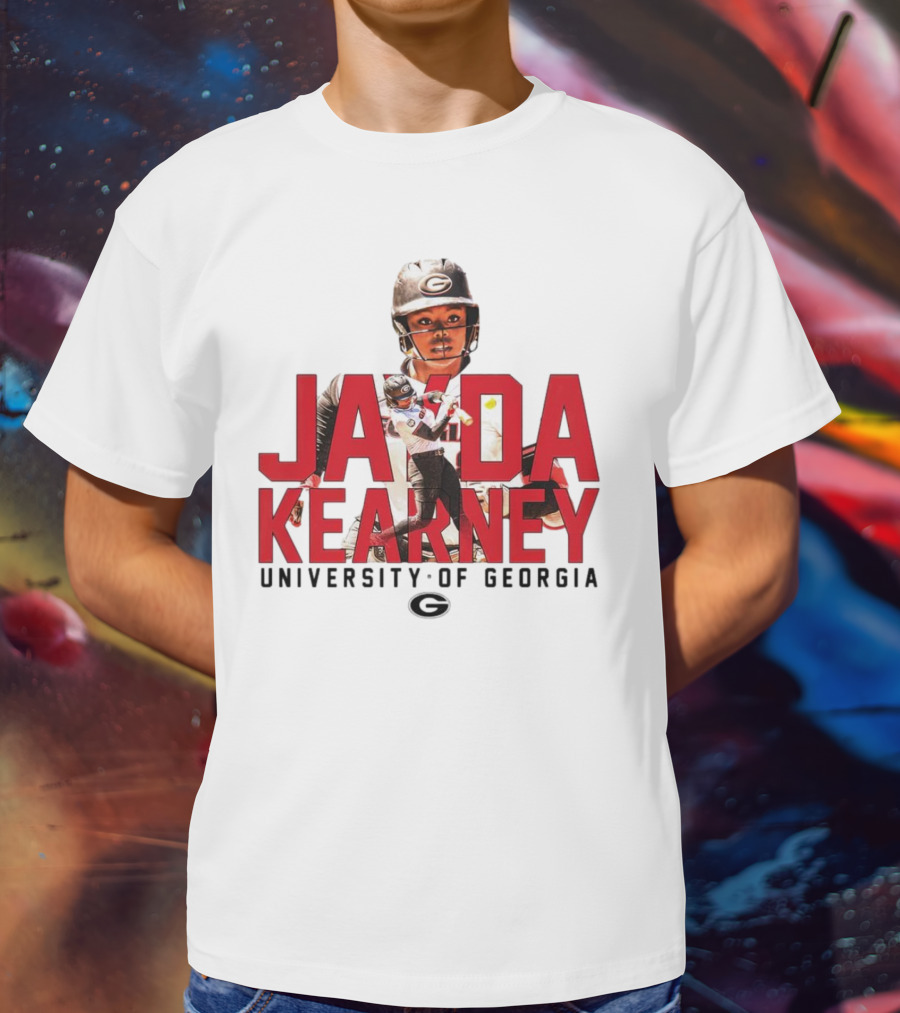 Jayda Kearney University Of Georgia Softball Player Collage T-Shirt