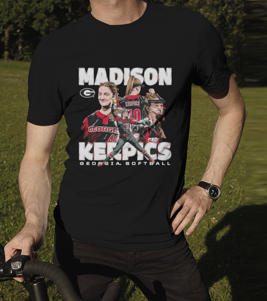 Madison Kerpics Georgia Softball NCAA Collage Player T-Shirt