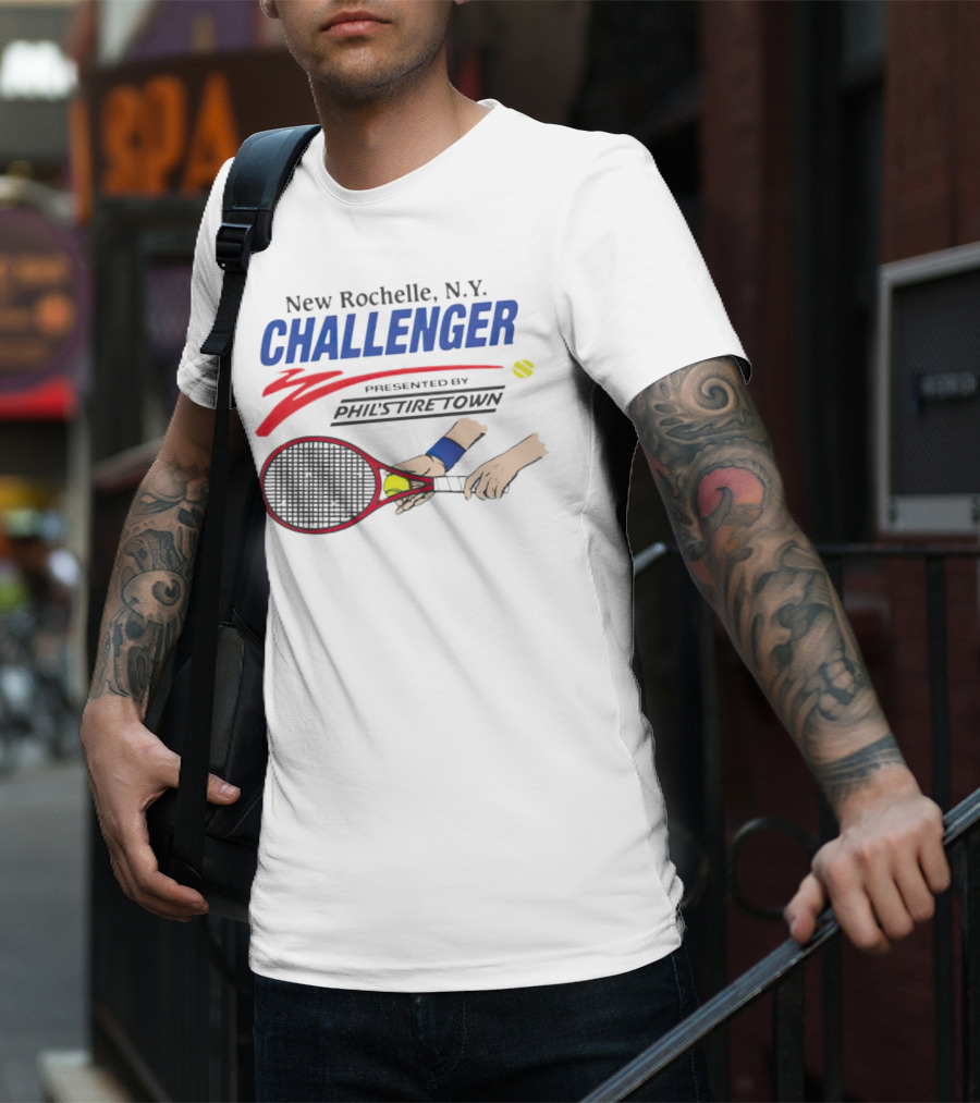 New Rochelle NY Challenger Tennis Tournament Presented By Philstiretown T-Shirt