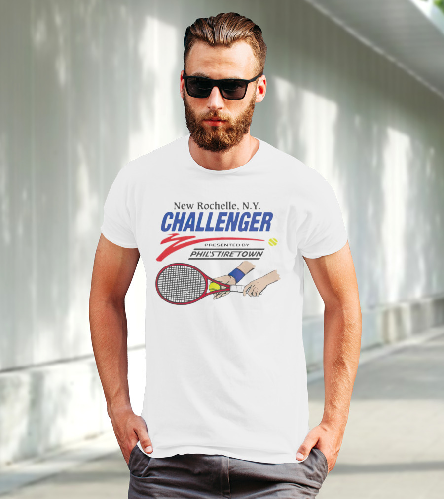 New Rochelle NY Challenger Tennis Tournament Presented By Philstiretown T-Shirt