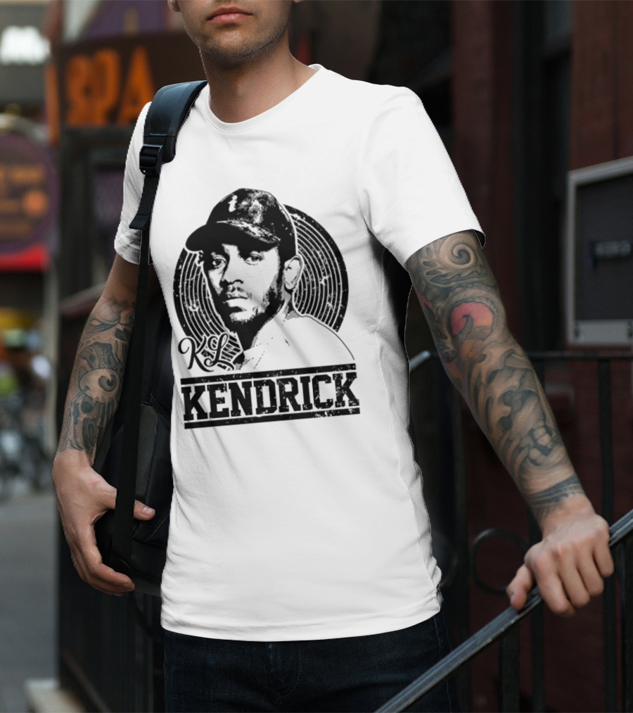 Kendrick Lamar KL Iconic Tribute Circular T-Shirt