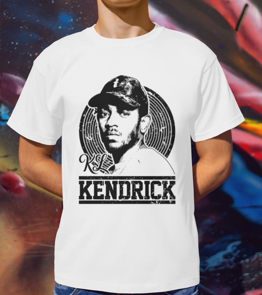 Kendrick Lamar KL Iconic Tribute Circular T-Shirt