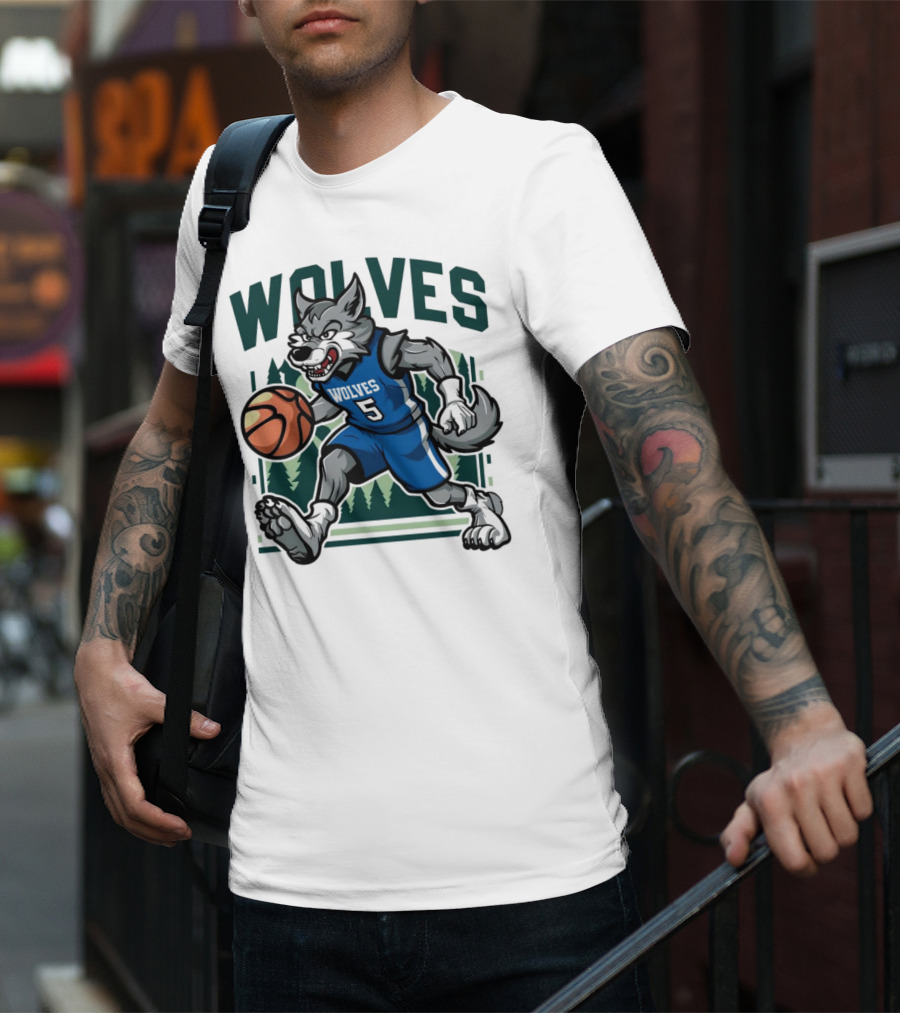 Wolves Basketball Vintage Minnesota Timberwolves T-Shirt