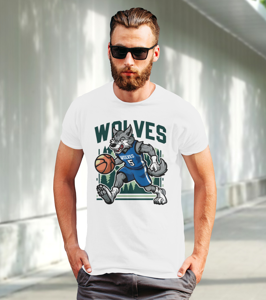 Wolves Basketball Vintage Minnesota Timberwolves T-Shirt