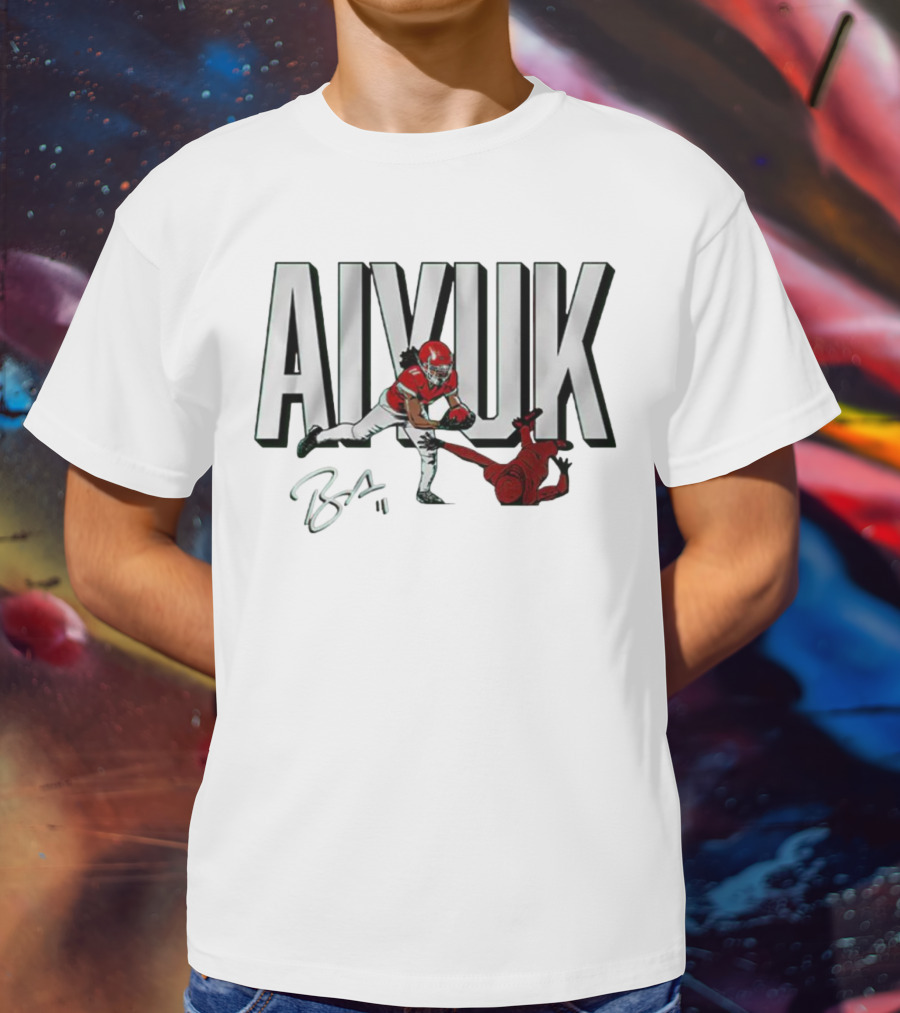 Brandon Aiyuk BA Iconic Football Moment T-Shirt