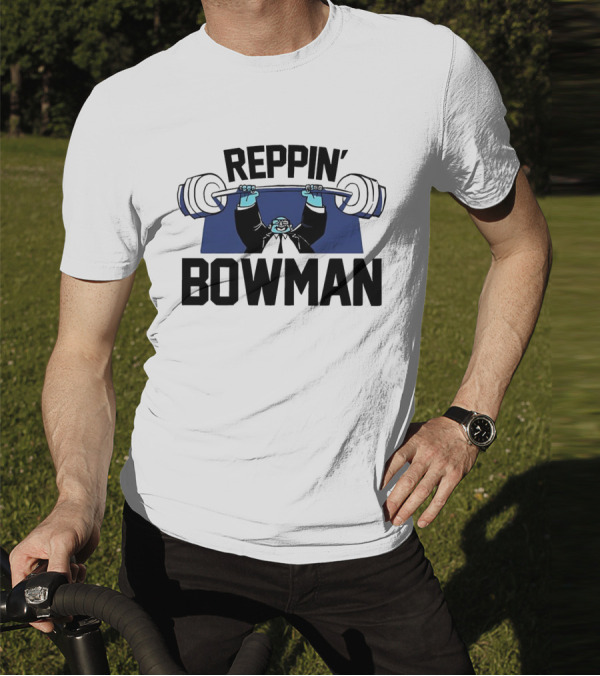 Reppin Bowman Fitness Lifting T-Shirt