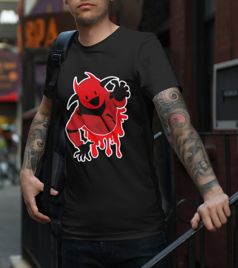 Reddsmess Get Over Here Fall Guy Devil Costume T-Shirt