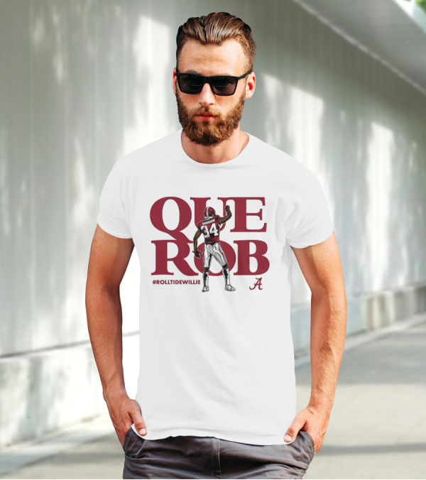 Querob Alabama Crimson Tide Football #RollTideWillie T-Shirt