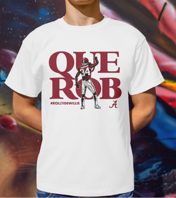 Querob Alabama Crimson Tide Football #RollTideWillie T-Shirt