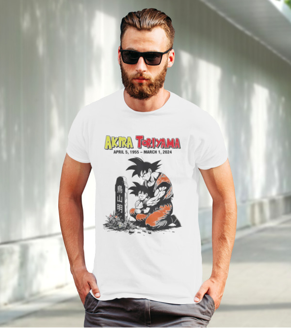 Akira Toriyama Dragon Ball Z Memorial Tribute 1955 T-Shirt