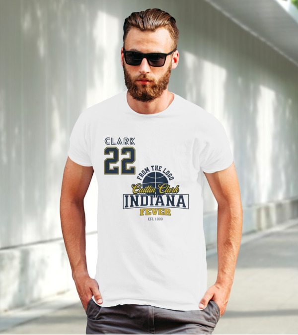 Clark 22 From The Logo Caitlin Clark Indiana Fever Est. 1999 Basketball T-Shirt