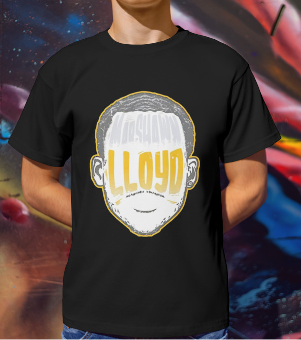MarShawn Lloyd Face Illustration Football Packers Influence T-Shirt
