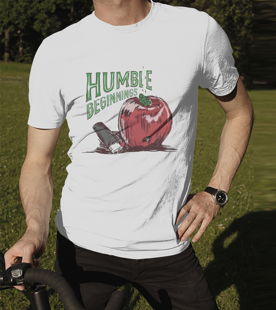 Humble Beginnings Apple With Pencil T-Shirt