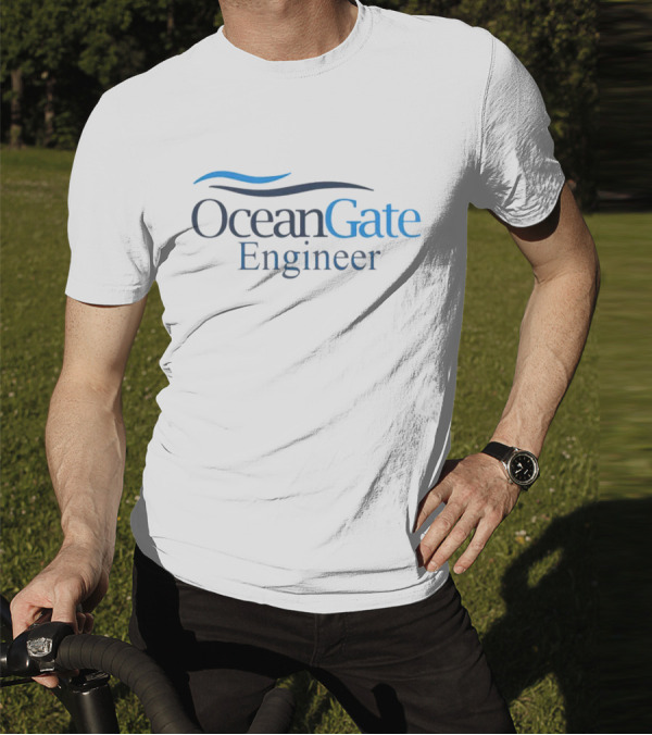 OceanGate Engineer Blue Wave Emblem T-Shirt