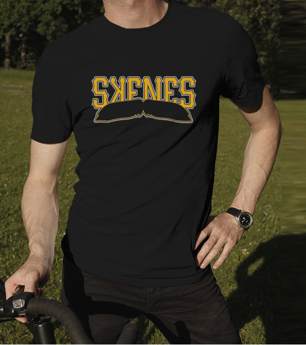 SKNES Pittsburgh Pirates Mustache Icon Baseball T-Shirt