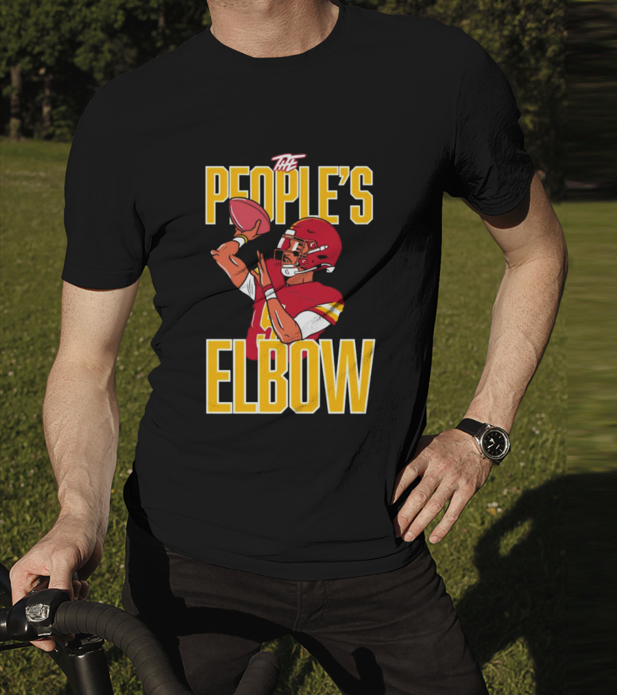The People’s Elbow Washington Commanders Football Player Quarterback T-Shirt