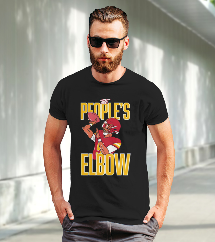 The People’s Elbow Washington Commanders Football Player Quarterback T-Shirt