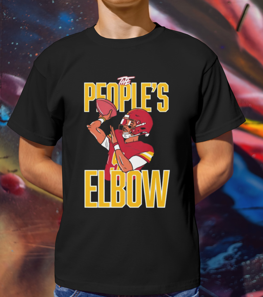 The People’s Elbow Washington Commanders Football Player Quarterback T-Shirt